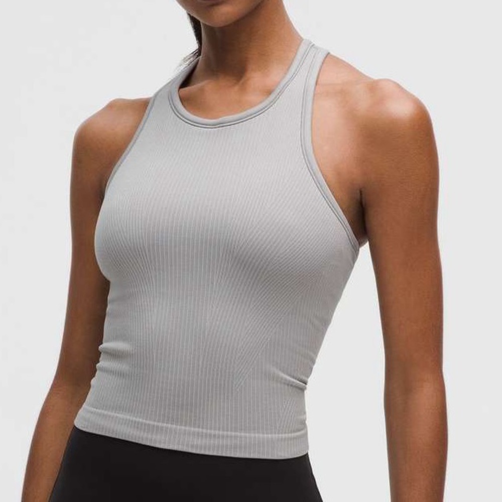 Lululemon Ebb to Street Cropped Racerback Tank Top *Light Support, B/C Cup 8